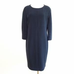レリアン Leilian STEFANONI for ワンピース 七分袖 ひざ丈 無地