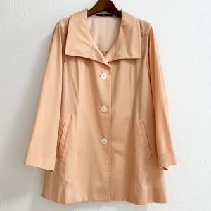 Mademoiselle NON NON ツイードコートカシミヤレトロ感あり マドモアゼルノンノン Mademoiselle NON チェスター コート ロング