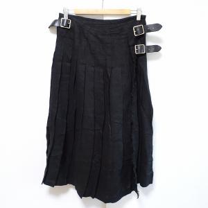 エイココンドウ　E-clat 黒ウールロングベスト　Eセンセーシャン　スカート エイココンドウ E-clat 黒ウールロングベスト Eセンセーシャン