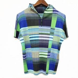 #spc プリーツプリーズ PLEATSPLEASE イッセイミヤケ カットソー 3 カーキ 黄色 ドット 水玉 レディース [800696] PLEATS PLEASE ISSEY MIYAKE #spc プリーツプリーズ