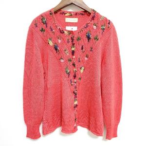 snc アトリエサガン ATELER SAGAN カーディガン M 水色系 ニット 半袖