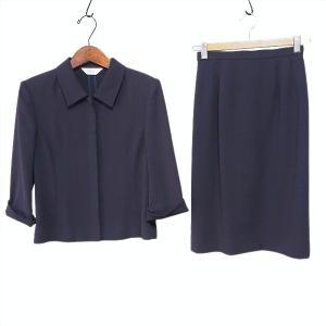 GIVENCHY ジバンシー 大きいサイズ XL スカートスーツ ネイビー 42 anc ジバンシィ GIVENCHY スカートスーツ 14 黒 スリーピース