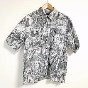 snc モンクレール Moncler ポロシャツ L 白 半袖 ボーダー ワッペン