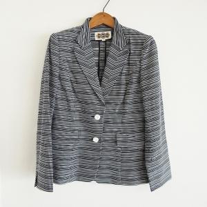 w ラピーヌブランシュ LAPINE BLANCHE ジャケット 40 グレー系