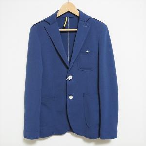 wnc パパス Papas ブルゾン スタジャン M チャコールグレー レザー使い