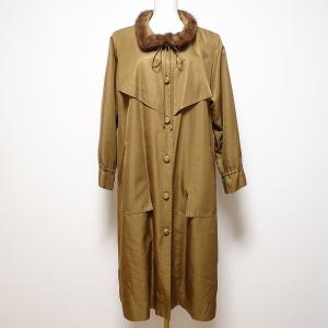 Leilian（レリアン） #wnc コート 13+ ボルドー カシミヤ混 ダブル