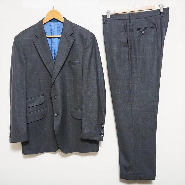 #anc ハケットロンドン HACKETT LONDON シングルスーツ グレー S2B 本切羽 チ...