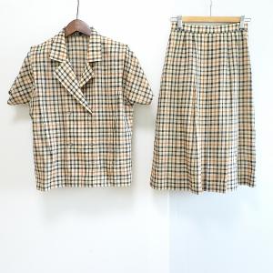 DAKS（ダックス） テーラードジャケット 総裏地 チェック 長袖 毛