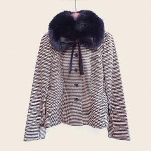 良品 INGEBORG インゲボルグ ブルーフォックスファー ケーブルニット カーディガン P0263KAL14 S ブラウン レディース 古着 中古 USED INGEBORG（インゲボルグ） 良品 ブルーフォックスファー ケーブル