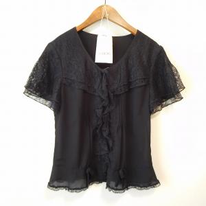 INGEBORG（インゲボルグ） #snc シャツブラウス 白 フリル リボン