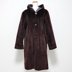 wnc サンマルコファー SAN-MARCO FUR 毛皮コート 茶 ミンク ロング