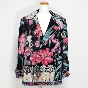 LEONARD（レオナール） テーラードジャケット 花柄 カンカン素材 LL