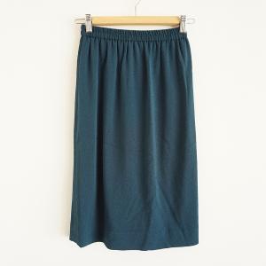 #apc シセンドウ 詩仙堂 スカート 緑 ちりめん 無地 ベルト付き レディース [843960]