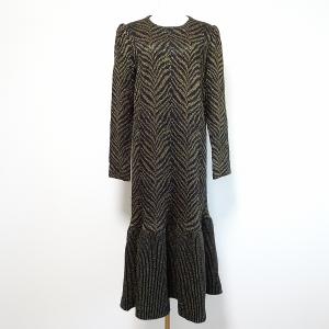 wnc サイトウトヨコ 斉藤都世子 ワンピース ニット マルチ ラメ 刺繍