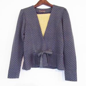 斉藤都世子 #wnc サイトウトヨコ ニット・セーター 赤系 長袖 刺繍