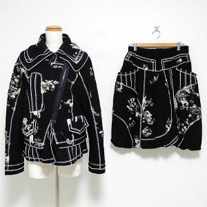 エイココンドウ EIKO KONDO ミニワンピース チュニック ラウンドネック  