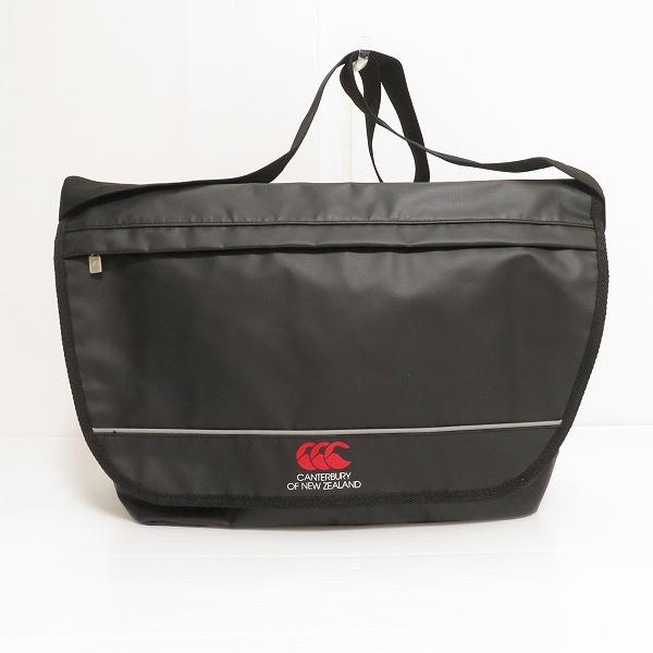 #anc カンタベリー CANTERBURY ショルダーバッグ 黒系 PVC ロゴ メンズ [849...