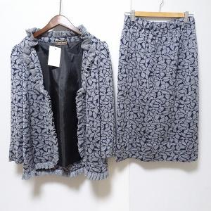 斉藤都世子 #wnc サイトウトヨコ セットアップ グレー ゴールド ニット