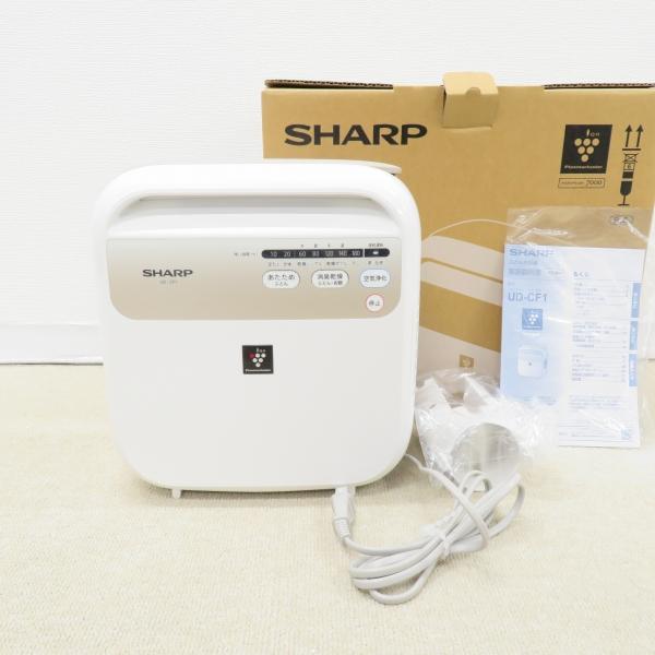 #ane シャープ SHARP 布団乾燥機 UD-CF1-W 白 プラズマクラスター 消臭 乾燥 美...