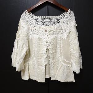 LEONARD（レオナール） #anc シャツ・ブラウス M 黒 マルチ 金ボタン