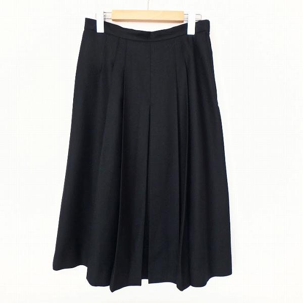 #wnc ダックス DAKS スカート 63-90 黒 サイドファスナー カシミヤ混 レディース [...