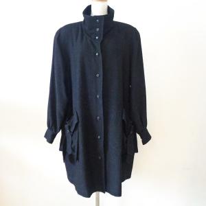 RINASCIMENTO #wnc リナシメント Rinascimento コート S 黒 花モチーフ