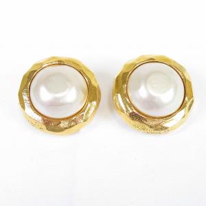 #ape シャネル CHANEL イヤリング ゴールド コスチューム パール 大ぶり ジュエリー ラウンド ヴィンテージ 880840 k01