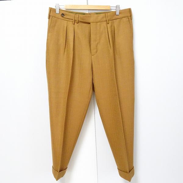 #wnc ピーティートリノ PT TORINO パンツ スラックス 50 キャメル色 ヘリンボーン ...