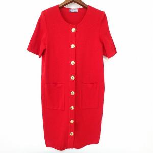 snc イヴサンローラン Yves Saint Laurent ワンピース M ピンク 半袖