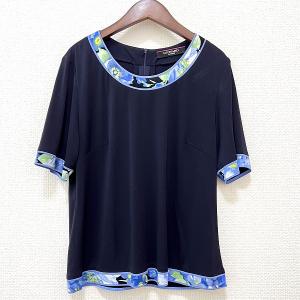 LEONARD - LEONARD レオナール タートルネックラインストーンフラワーニットセーター 0367513 グレー 42 LEONARD レオナール タートルネックラインストーンフラワー