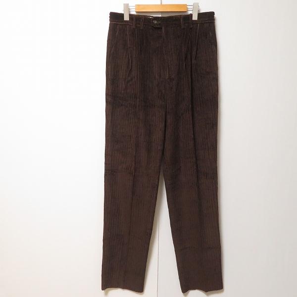 #wnc カステルバジャック Castelbajac パンツ スラックス 50 茶 コーデュロイ 刺...