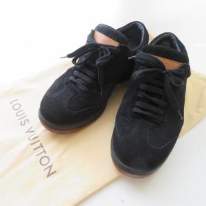 LOUIS VUITTON（ルイ・ヴィトン） #wxs ブーツ 7 1/2 黒 スエード
