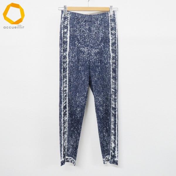 #apc プリーツプリーズ PLEATSPLEASE パンツ 3 インディゴ TRAIL DENIM...