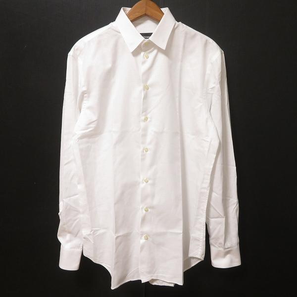 #anc エンポリオアルマーニ EMPORIOARMANI 長袖シャツ ワイシャツ 白 メンズ [9...