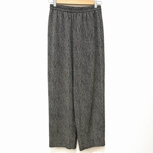 #anc 詩仙堂 ヒトシタムラ Ts コレクション パンツ スラックス 黒 ベージュ ちりめん 総柄...