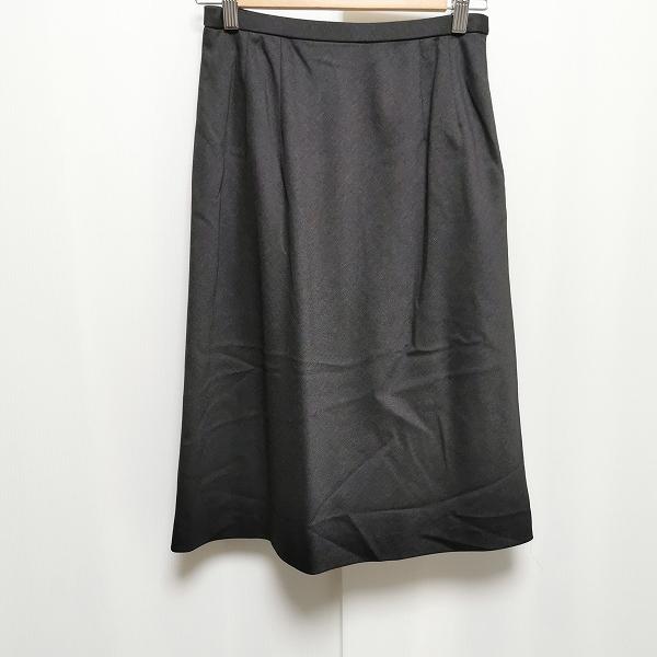 #anc レリアン Leilian スカート Aライン 無地 11 グレー系 美品 レディース [9...