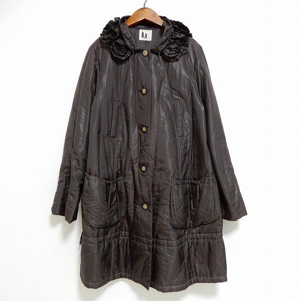 #wnc ティービー センソユニコ t.b 中綿 コート 40 濃茶 レディース [938968]