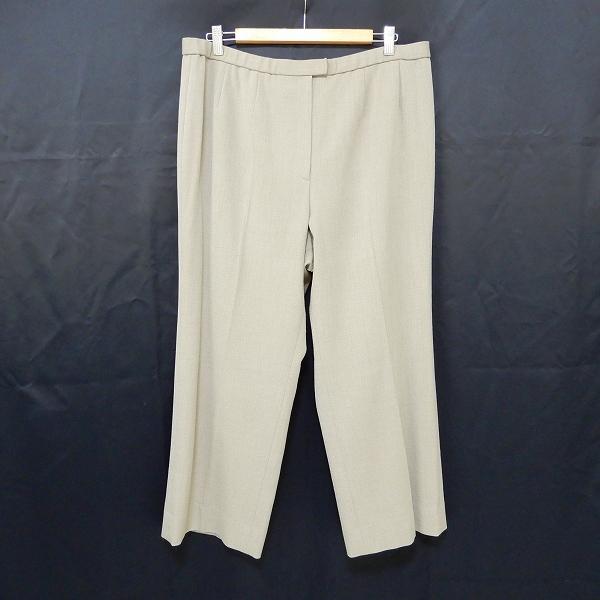 #anc ラピーヌルージュ LAPINE ROUGE パンツ スラックス 50 ベージュ センタープ...