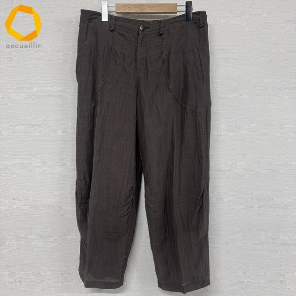 #anc イオコムイオセンソユニコ io comme io sensounico パンツ 40 茶 ...