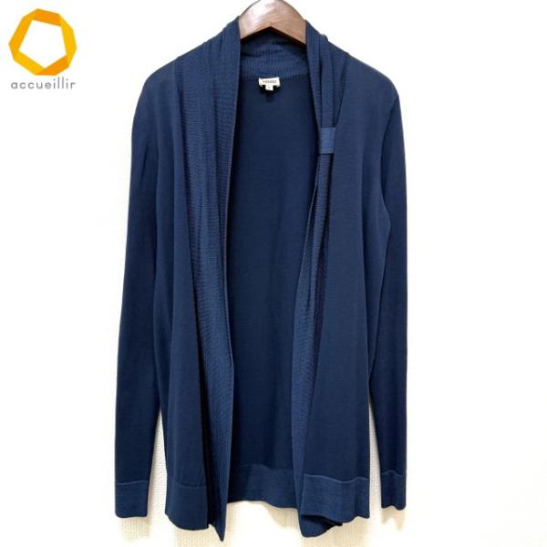 #anc ケンゾー KENZO カーディガン M 青系 ニット シルク混 レディース [969961...