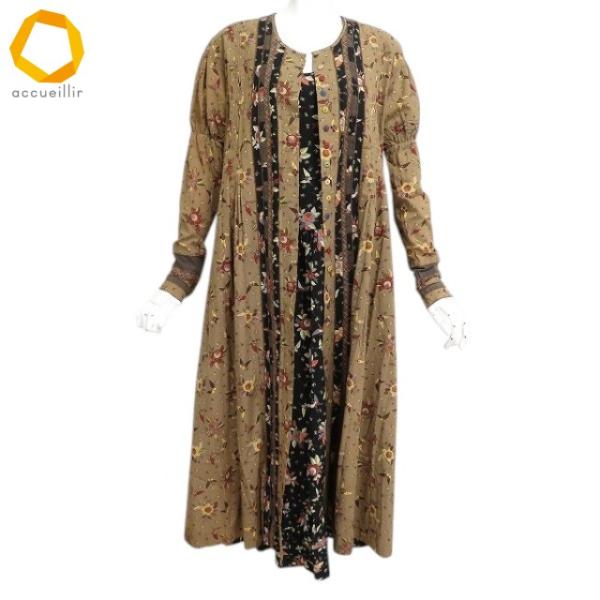 #aux ワンダフルワールド WONDERFUL WORLD カネコイサオ ワンピース セット 茶 ...