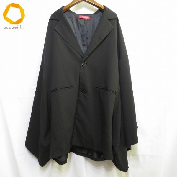 #anc アンコロック ankoROCK ジャケット F 黒 オーバーサイズ 変形 ドルマン レディ...