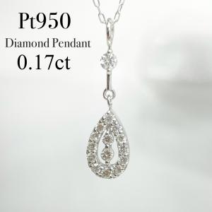 18金 K18 ダイヤモンド オープン ハート ネックレス 0.1ct 記念日