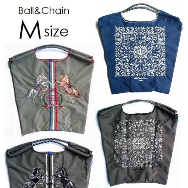 正規品 BALL＆CHAIN ボールアンドチェーン バッグ エコバッグ Mサイズ BANDANA バ...