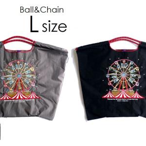 ボールアンドチェーン　エコバッグ　トムとジェリー　新品 新品Ball &Chainボールアンドチェーントムとジェリーエコバッグ青ブルーM