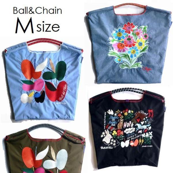 正規品 BALL＆CHAIN ボールアンドチェーン バッグ エコバッグ  Mサイズ  SEKINE ...
