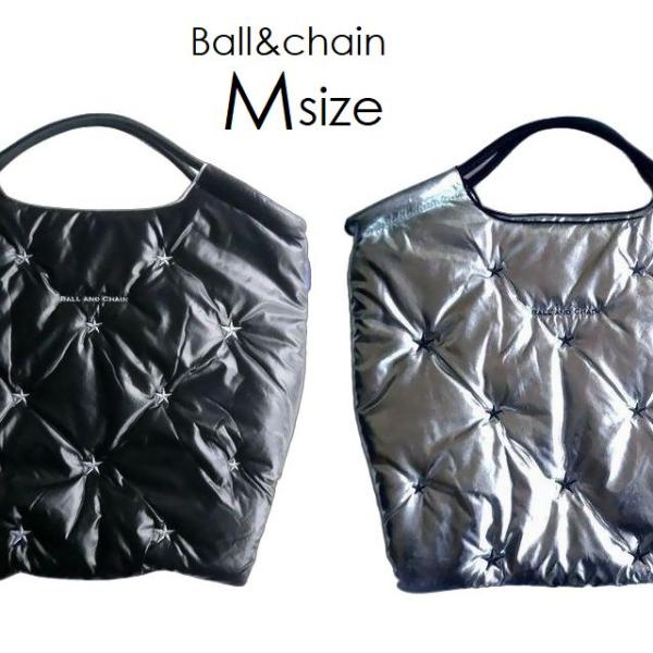 正規品 BALL＆CHAIN ボールアンドチェーン エコバッグ  中綿 ボンディング キルティング ...