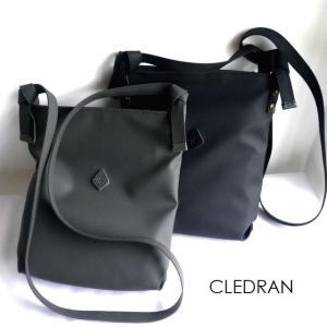 CLEDRAN クレドラン バッグ 高機能マテリアル ショルダー CL3584TEMPE MINI SHOULDER グレー ブラック｜aclounge