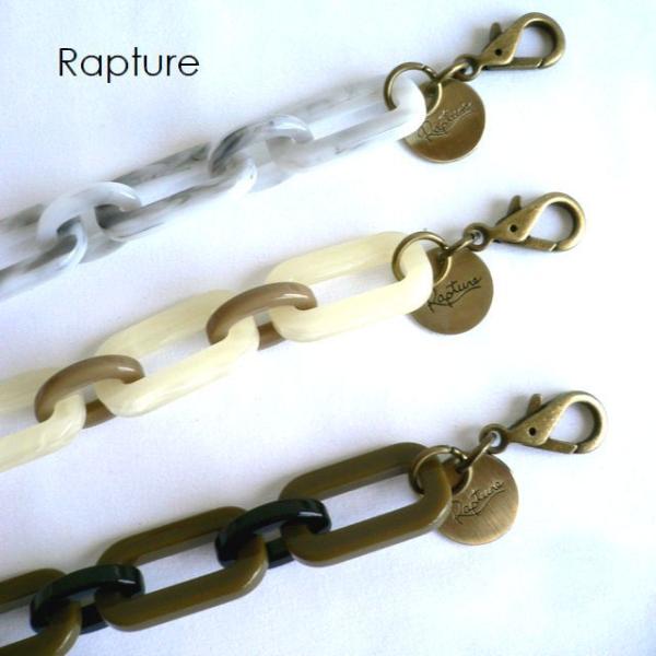 RAPTURE ラプチャー バッグ 別売り アクリル チェーン ストラップ CN012 ホワイト/グ...