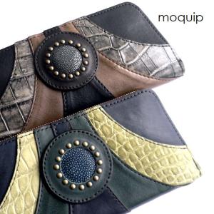 未使用 moquip モキップ ガルーシャ moquip（モキップ） ガルーシャ ステアレザー 折り財布 WLG06184